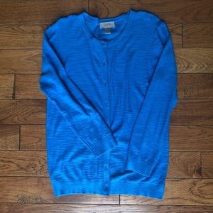 Blue loft 3/4 length sleeve cardigan